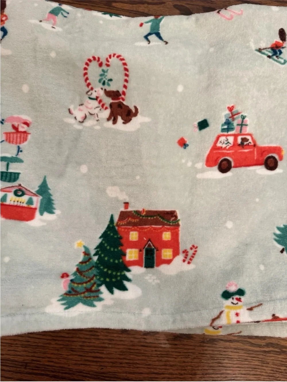 Cath Kidston London Snow Day Towel Set – 2 Bath & 2 Hand Towels Christmas Cotton